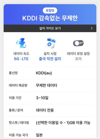 일본 여행 준비물 사진 3
